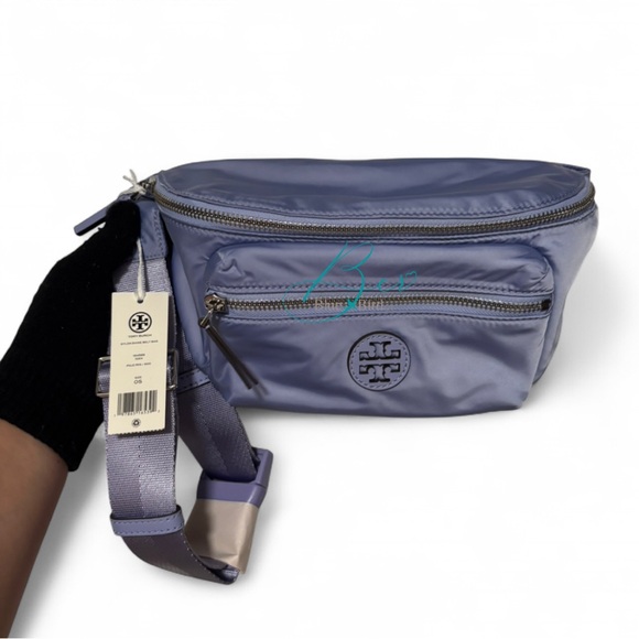 Tory Burch Purple Nylon Belt Bag - Picture 8 of 14